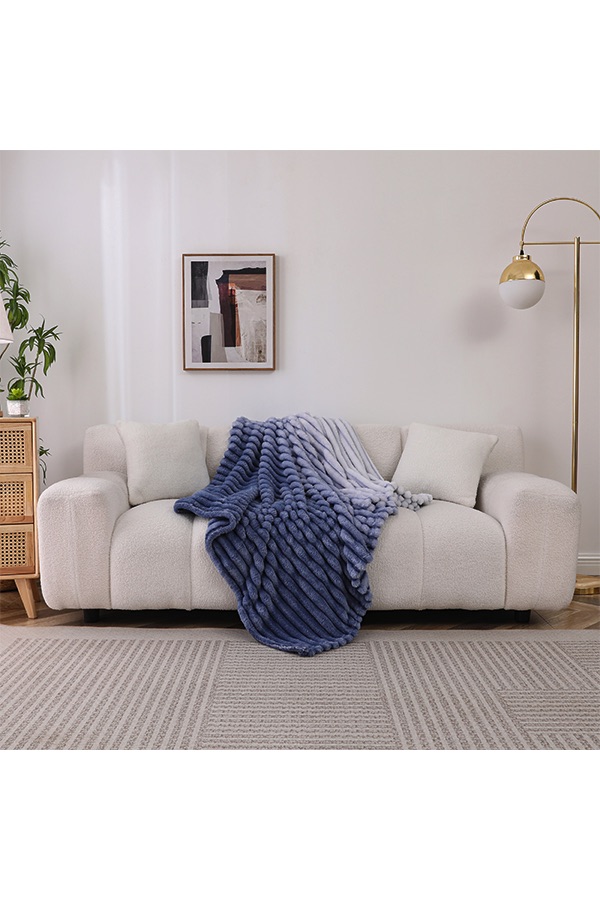 x Ombre Throw Navy$.