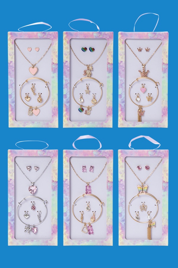 Assorted Necklace, Earring, & Charm Bracelet Sets