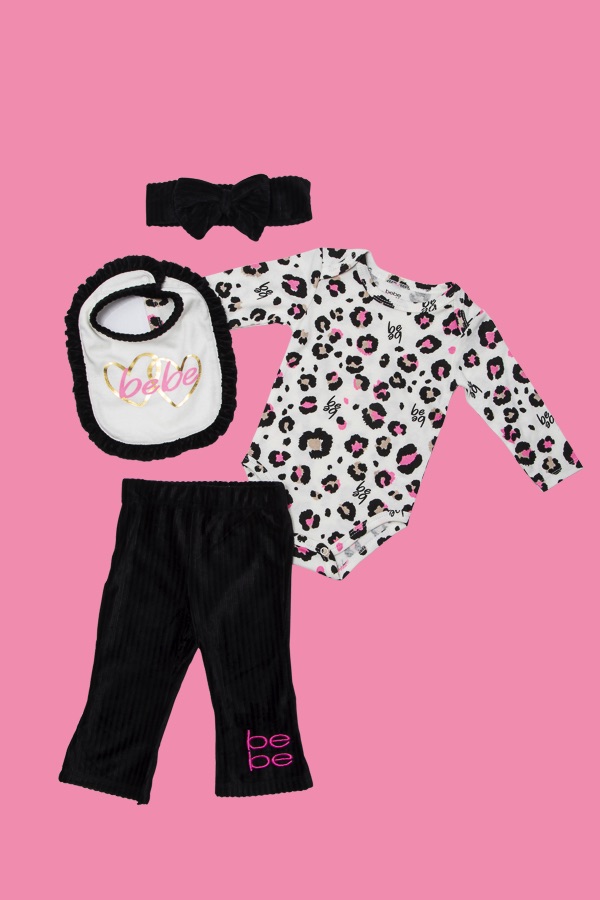 Baby Girl Bebe Leopard Set