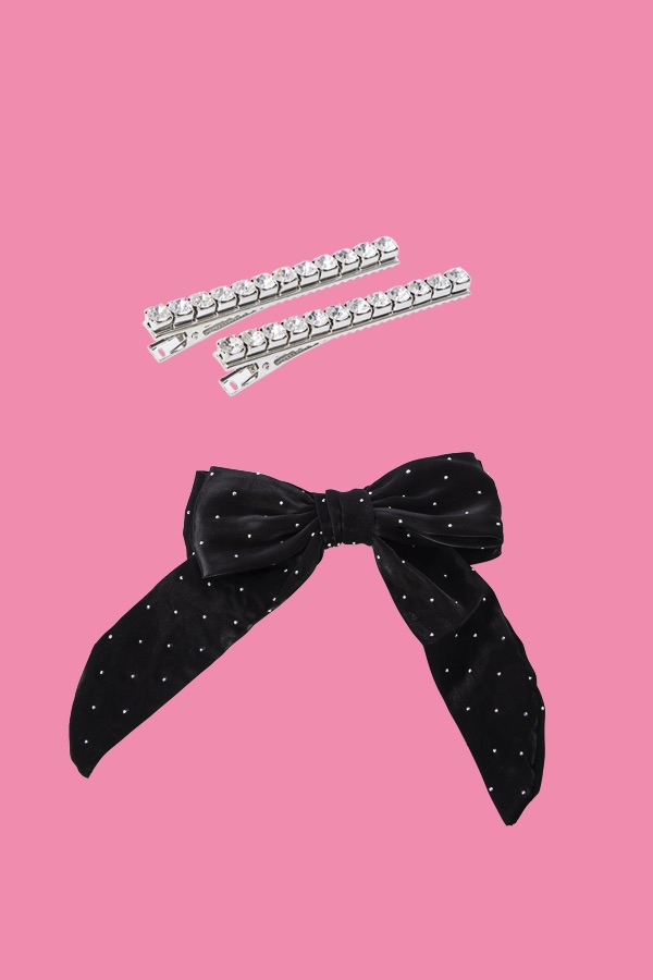 Bow Hair Clip Set