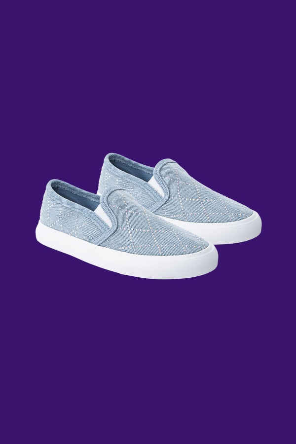Denim Slip On Sneaker