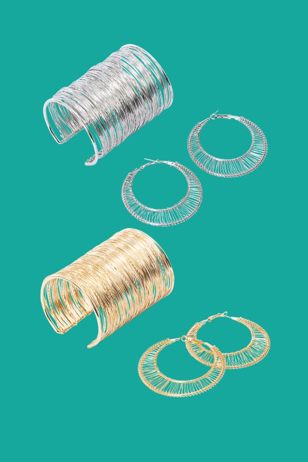 Earrings Cuff Set