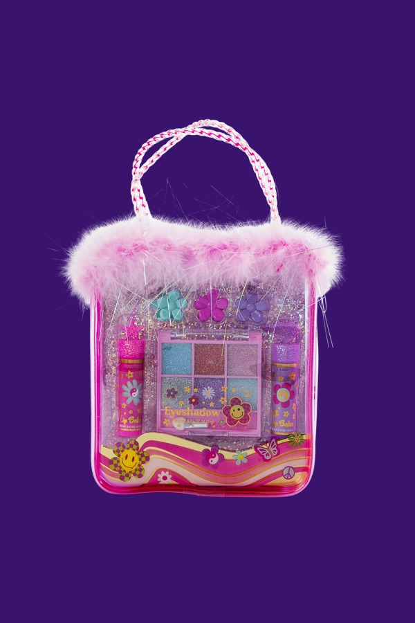 Flower Maribou Cosmetic Set