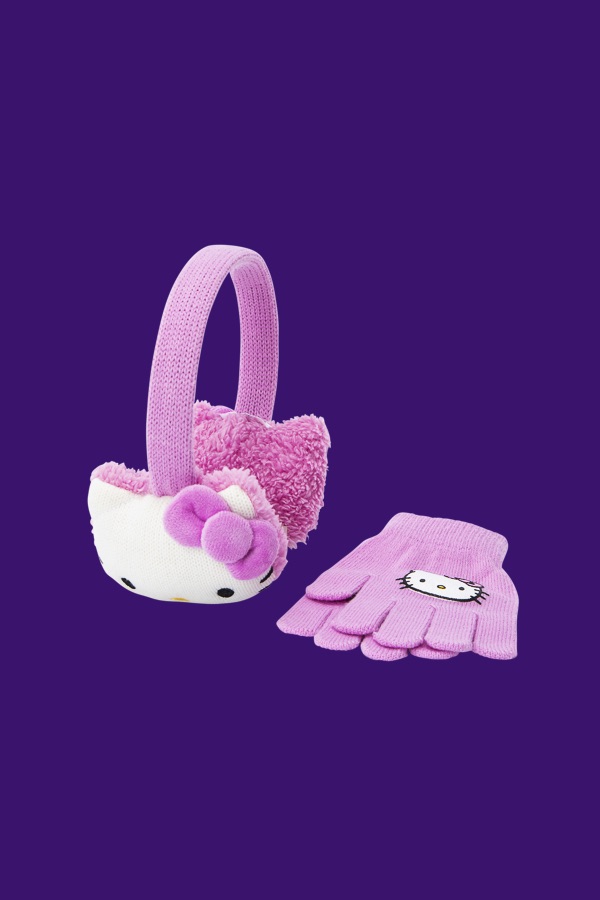 Hello Kitty Earmuff Glove Set