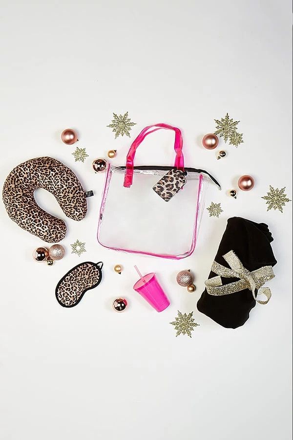 LeopardPrintTravelKitwithCupBlanket