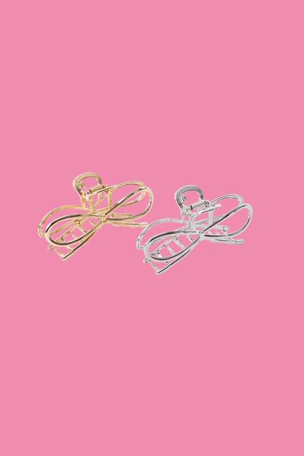 Metal Bow Claw Clips