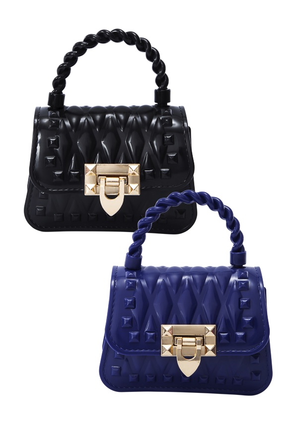 Mini Lock Crossbody Bags