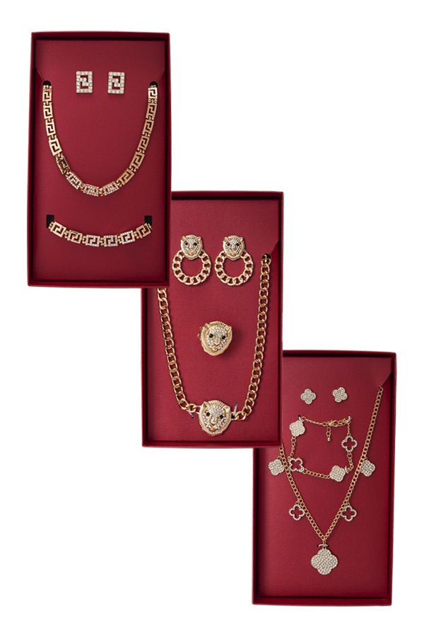 Red Collection Jewelry Sets