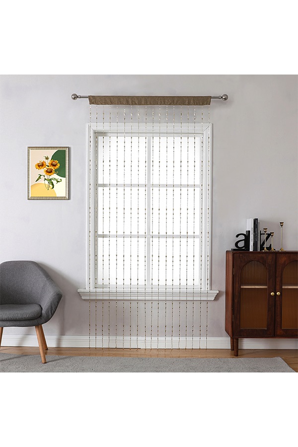 Rosabel Beaded Curtain Gold $.