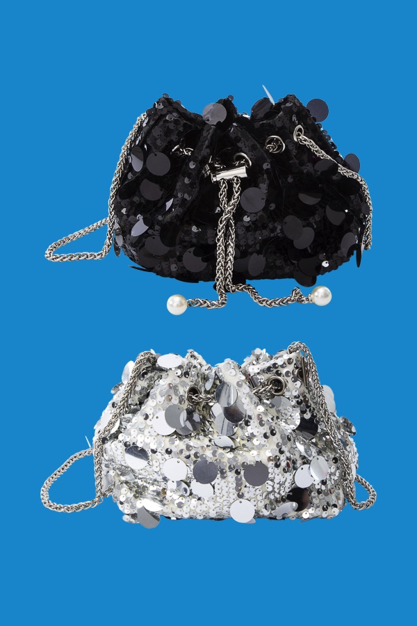 Sequin Cinch Bags Assorted