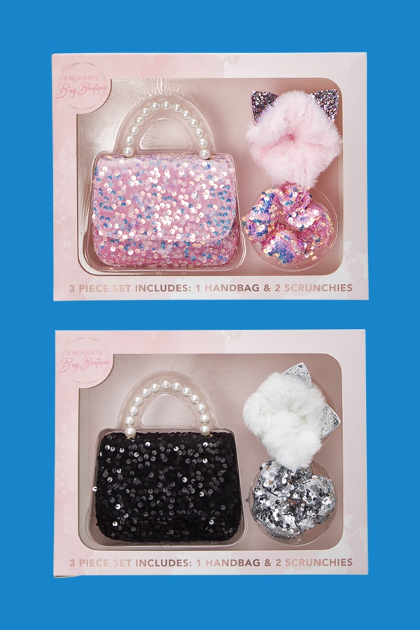 Sequin Mini Handbag Set Assorted