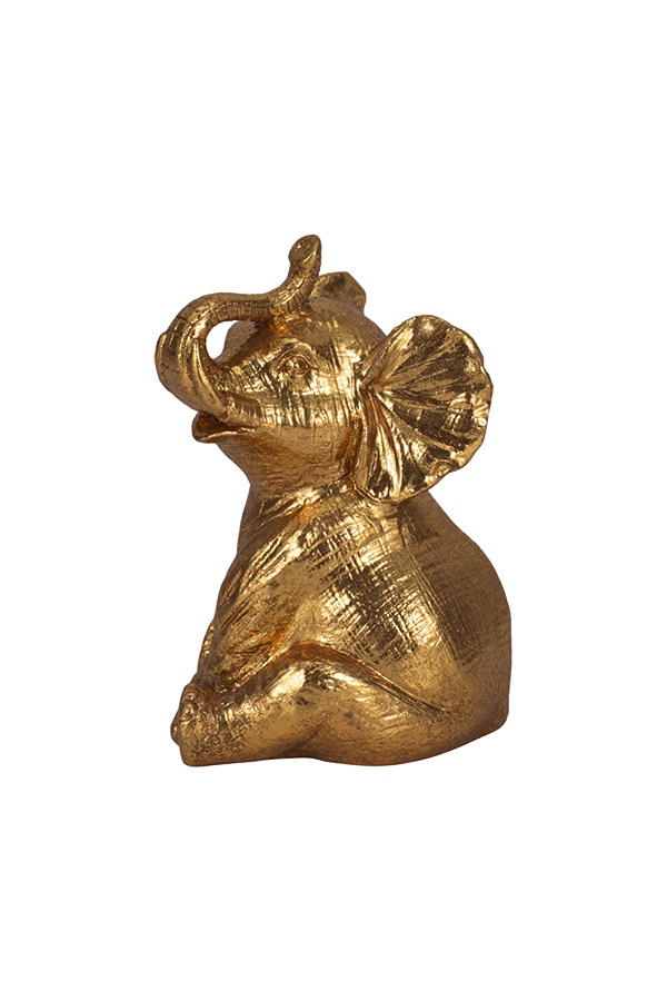Sitting Gold Elephant $.