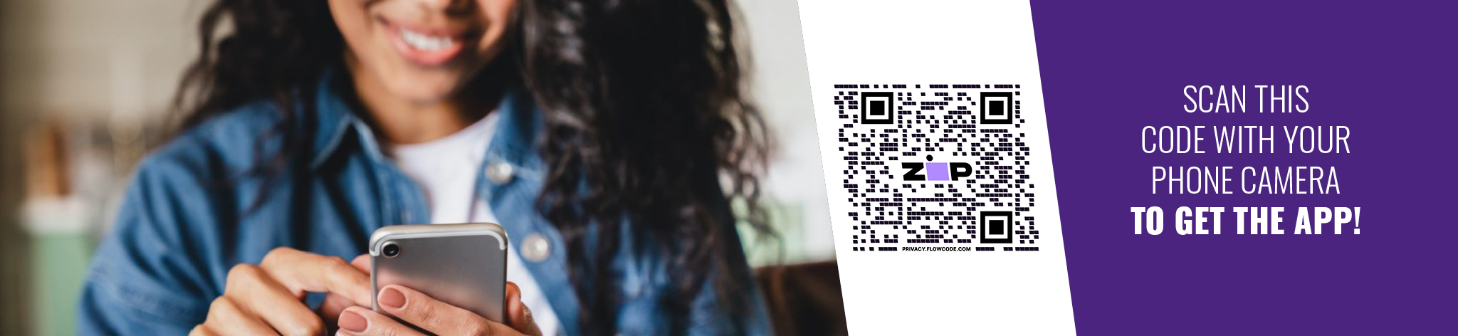 ZIP QR Code - Scan this code with your phone camera to get the App!