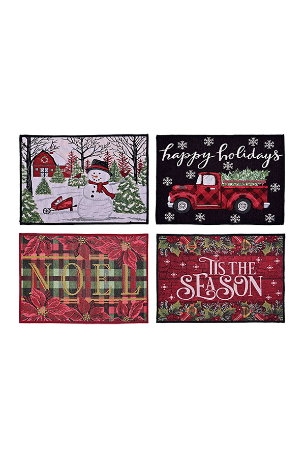 x Christmas Kitchen Rug Assorted Prints $.