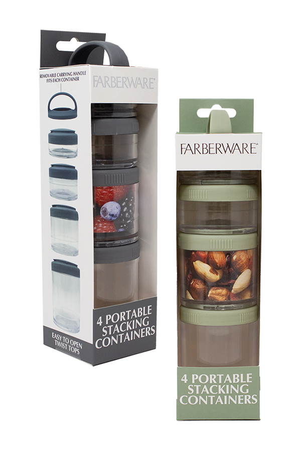 Farberware Piece Stacking Containers Assorted $.