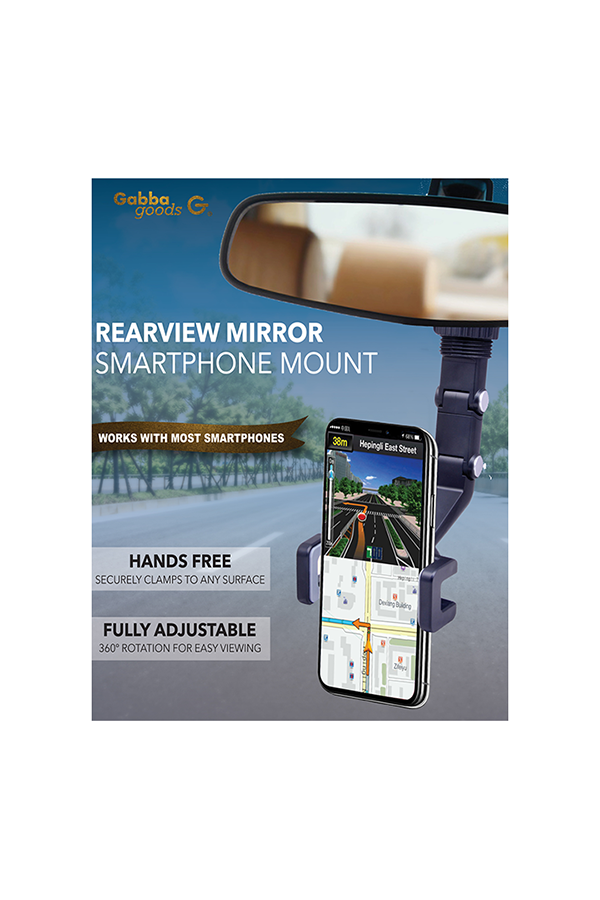 GG REARVIEW MIRROR GRIP CAR MOUNT $. GG RMSM BLK